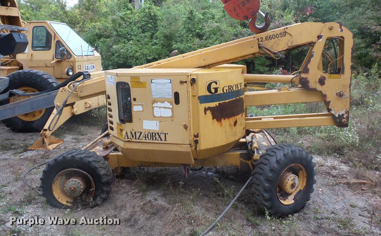 image for item DA0803 Grove AMZ40BXT boom lift