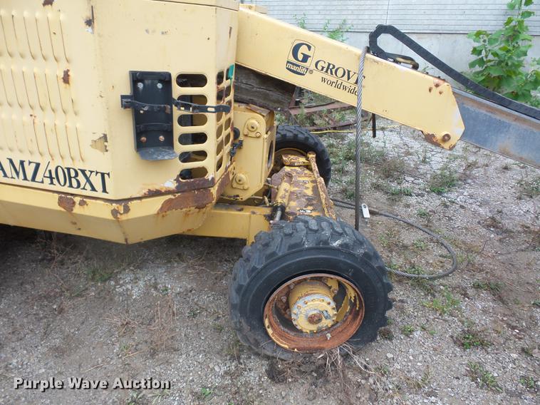 image for item DA0803 Grove AMZ40BXT boom lift