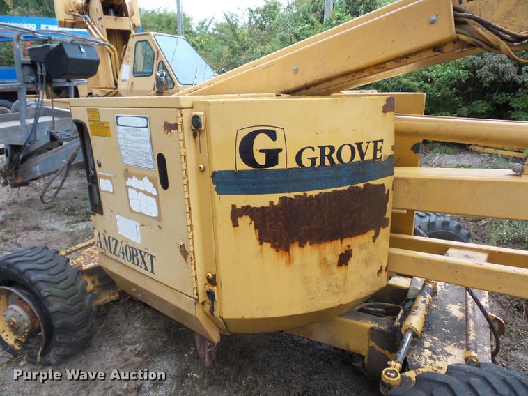 image for item DA0803 Grove AMZ40BXT boom lift