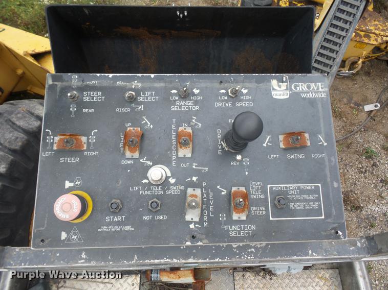 image for item DA0803 Grove AMZ40BXT boom lift