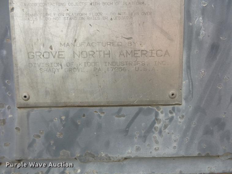 image for item DA0803 Grove AMZ40BXT boom lift