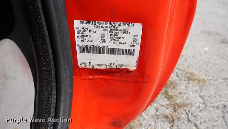 image for item DA1257 1999 Ford F450 Super Duty dump truck