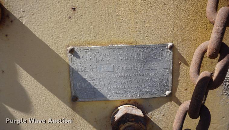 image for item DA1282 Adams 550 rigid frame motor grader