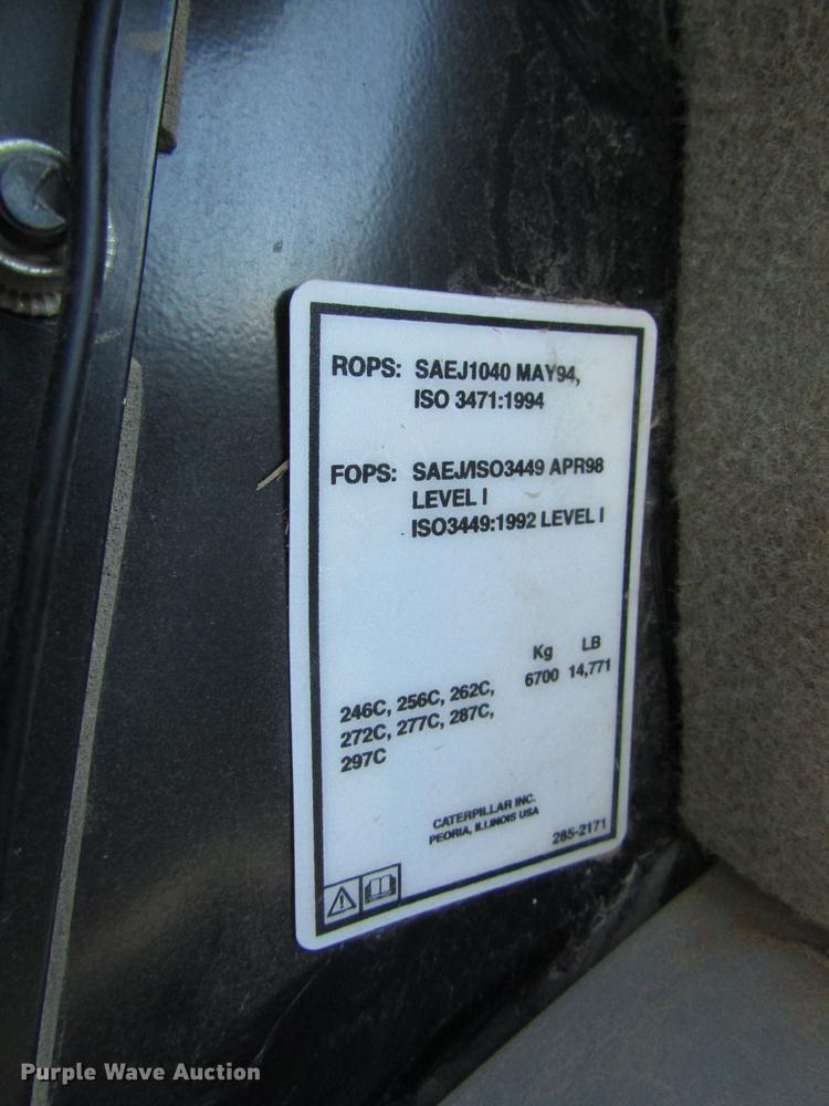 image for item DA3183 2008 Caterpillar 277C skid steer