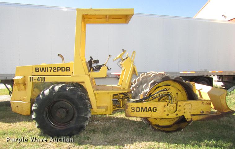 image for item DA3185 2000 Bomag BW172PDB single drum roller