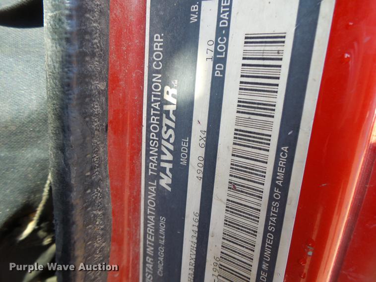 image for item DB1462 1997 International 4900 dump truck