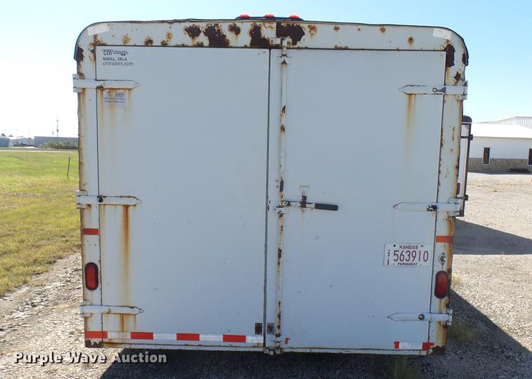 image for item DB3460 2001 CM enclosed cargo trailer