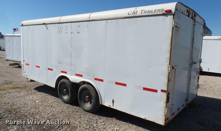 image for item DB3460 2001 CM enclosed cargo trailer