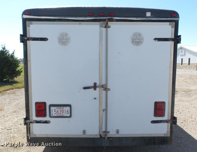 image for item DB3461 1994 Wells Cargo enclosed cargo trailer