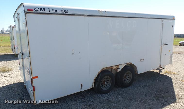 image for item DB3462 2001 CM enclosed cargo trailer