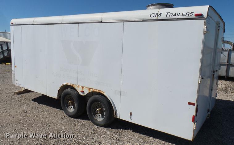 image for item DB3462 2001 CM enclosed cargo trailer