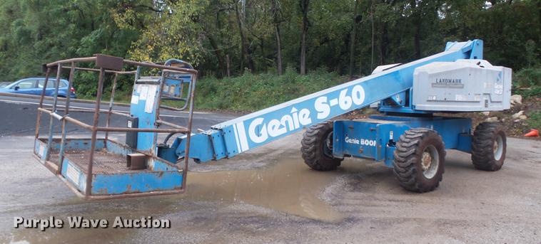 image for item DB6383 1996 Genie S-60 boom lift