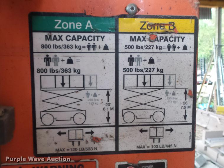 image for item DB6384 2005 JLG 2630ES scissor lift