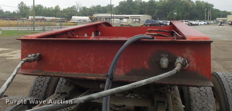 image for item DB6387 1989 Liddell Birmingham 503HB-NGB lowboy equipment trailer