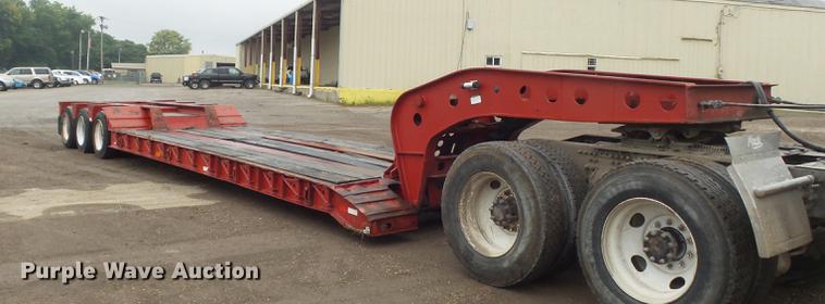 image for item DB6387 1989 Liddell Birmingham 503HB-NGB lowboy equipment trailer