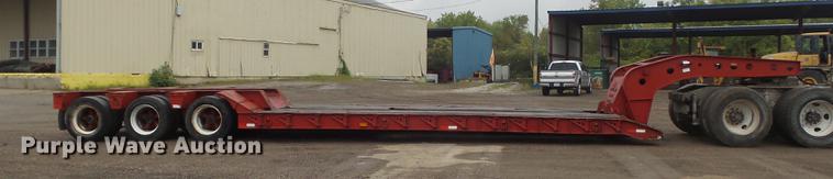 image for item DB6387 1989 Liddell Birmingham 503HB-NGB lowboy equipment trailer