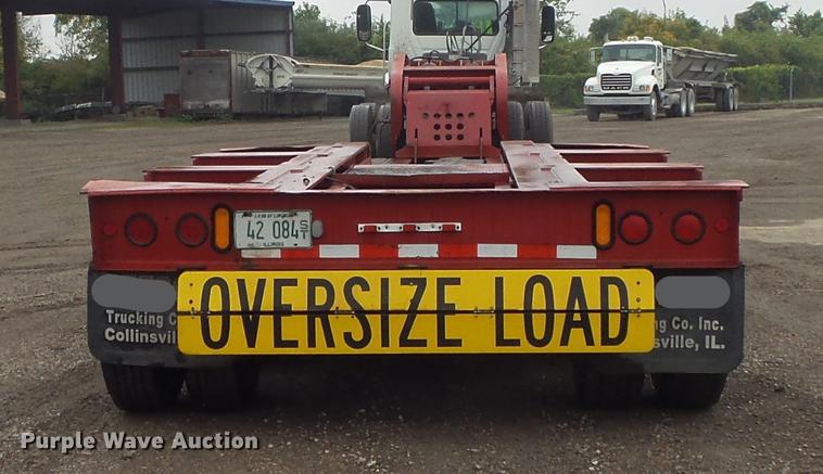 image for item DB6387 1989 Liddell Birmingham 503HB-NGB lowboy equipment trailer