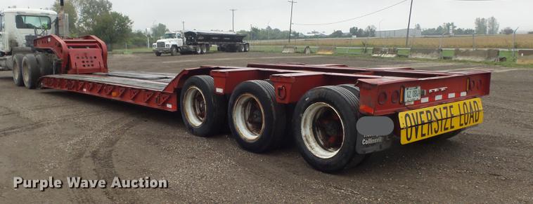 image for item DB6387 1989 Liddell Birmingham 503HB-NGB lowboy equipment trailer