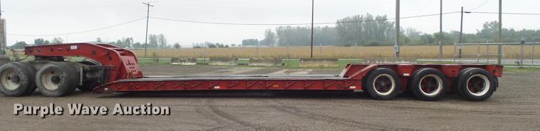 image for item DB6387 1989 Liddell Birmingham 503HB-NGB lowboy equipment trailer