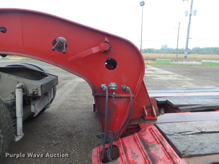 image for item DB6387 1989 Liddell Birmingham 503HB-NGB lowboy equipment trailer