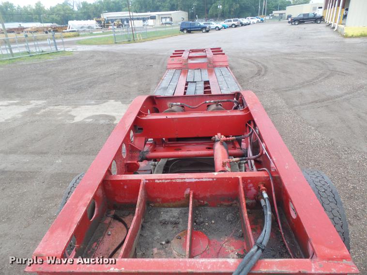 image for item DB6387 1989 Liddell Birmingham 503HB-NGB lowboy equipment trailer