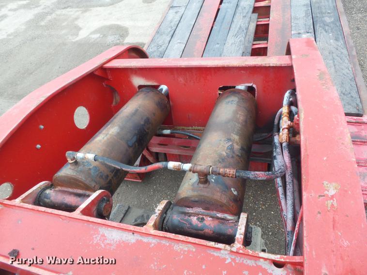 image for item DB6387 1989 Liddell Birmingham 503HB-NGB lowboy equipment trailer