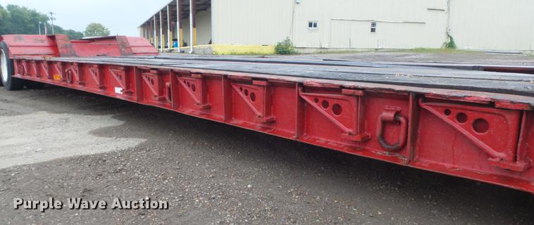 image for item DB6387 1989 Liddell Birmingham 503HB-NGB lowboy equipment trailer