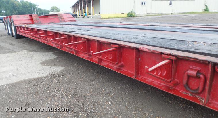 image for item DB6387 1989 Liddell Birmingham 503HB-NGB lowboy equipment trailer