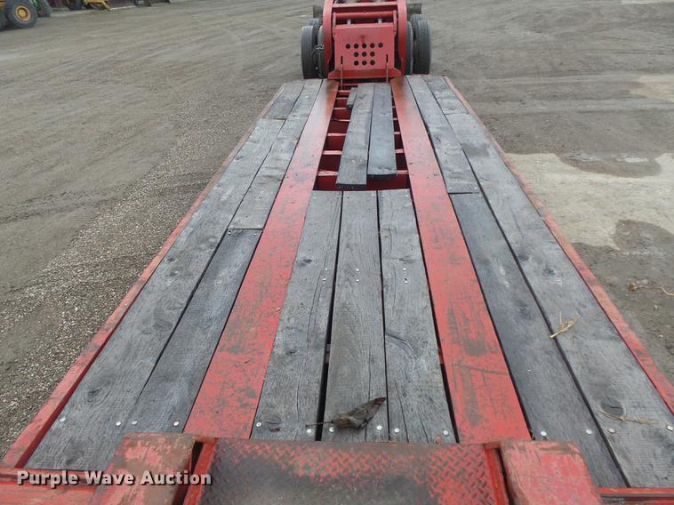 image for item DB6387 1989 Liddell Birmingham 503HB-NGB lowboy equipment trailer