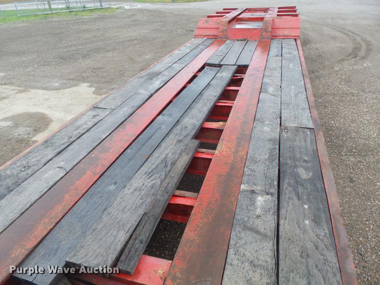 image for item DB6387 1989 Liddell Birmingham 503HB-NGB lowboy equipment trailer
