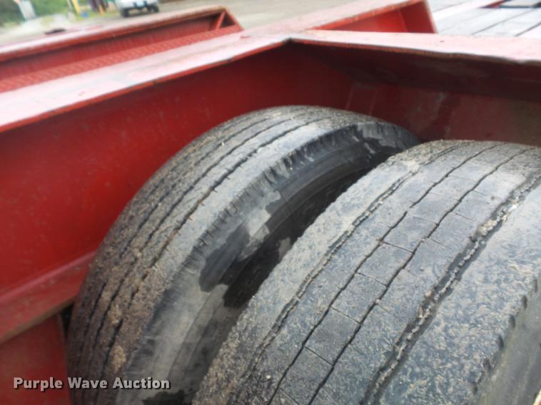 image for item DB6387 1989 Liddell Birmingham 503HB-NGB lowboy equipment trailer