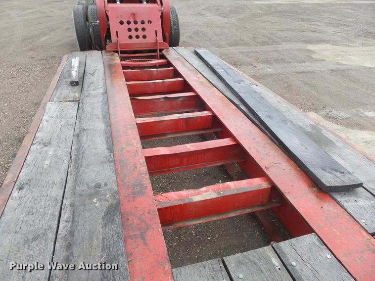 image for item DB6387 1989 Liddell Birmingham 503HB-NGB lowboy equipment trailer