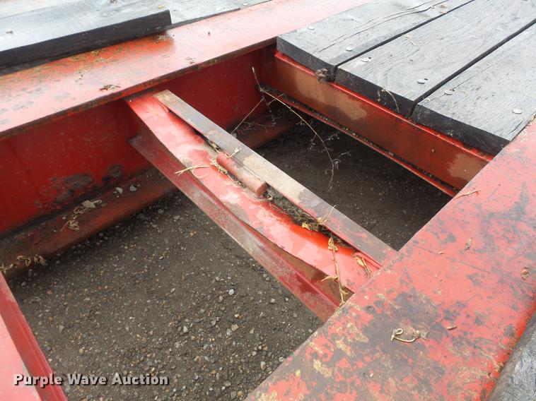 image for item DB6387 1989 Liddell Birmingham 503HB-NGB lowboy equipment trailer
