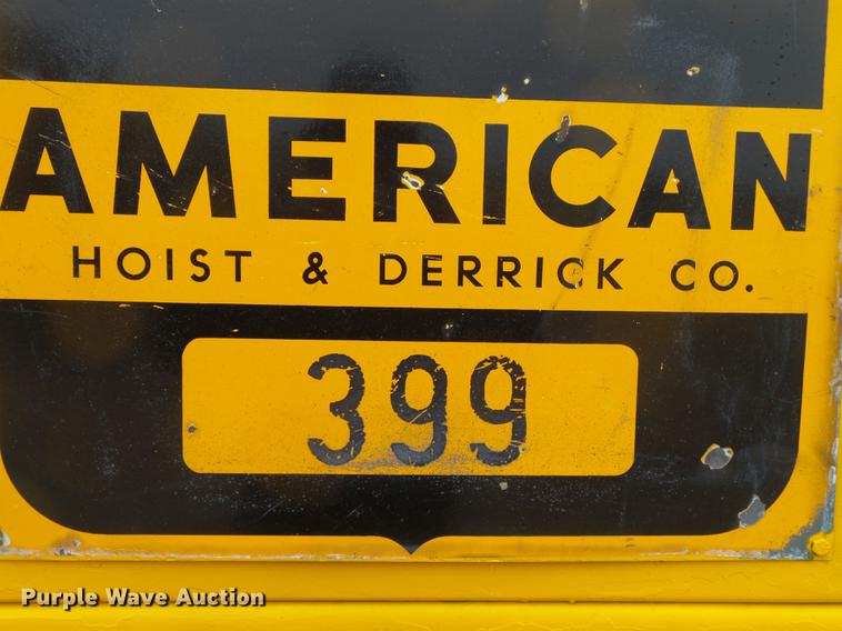 image for item DB7385 1965 American 399C crane