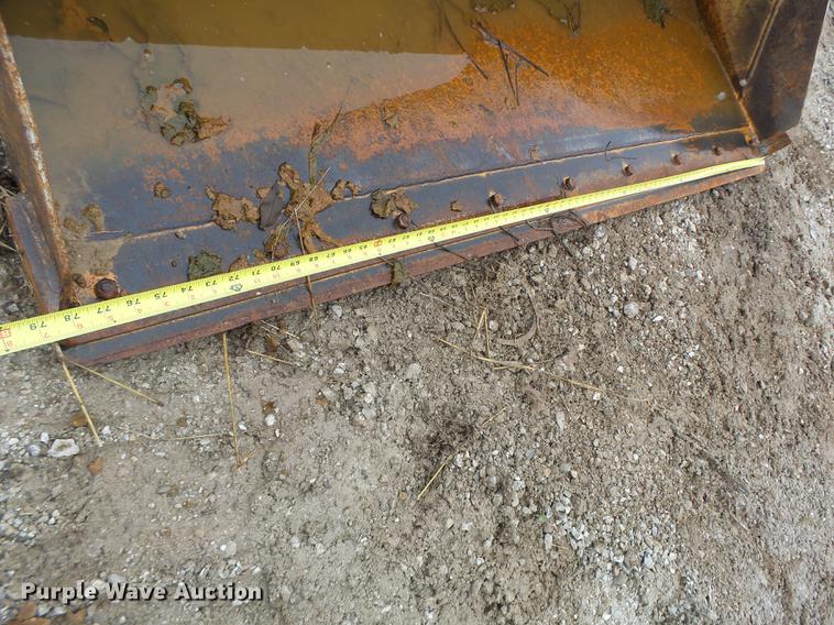 image for item DB9986 Case skid steer bucket