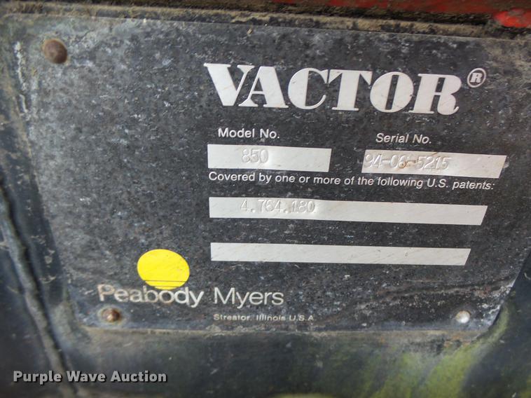 image for item DB9987 Vactor 850 tank