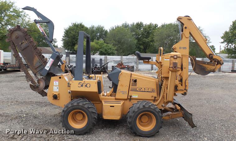 image for item DC1799 2000 Case 560 trencher