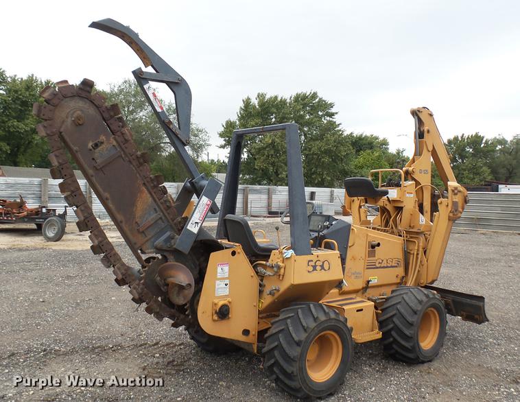 image for item DC1799 2000 Case 560 trencher