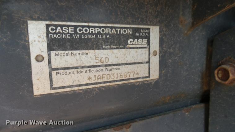 image for item DC1799 2000 Case 560 trencher