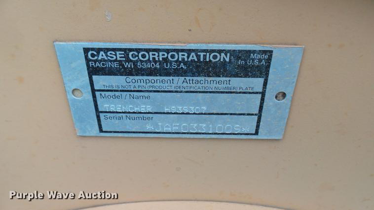 image for item DC1799 2000 Case 560 trencher