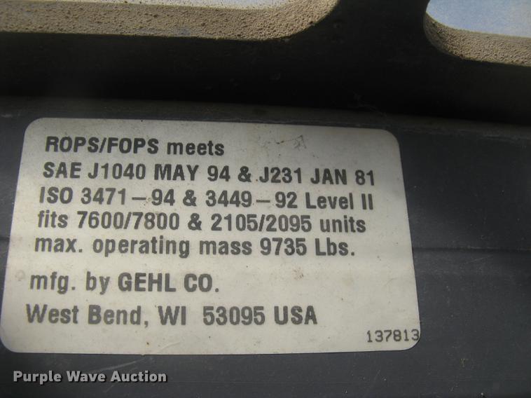 image for item DC2463 Mustang 2095 skid steer