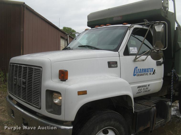 image for item DC2469 2000 GMC C7500 dump truck