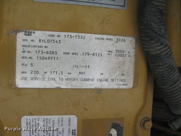 image for item DC2469 2000 GMC C7500 dump truck