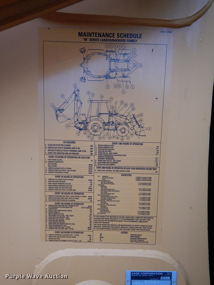 image for item DD0789 2002 Case 580 Super M backhoe