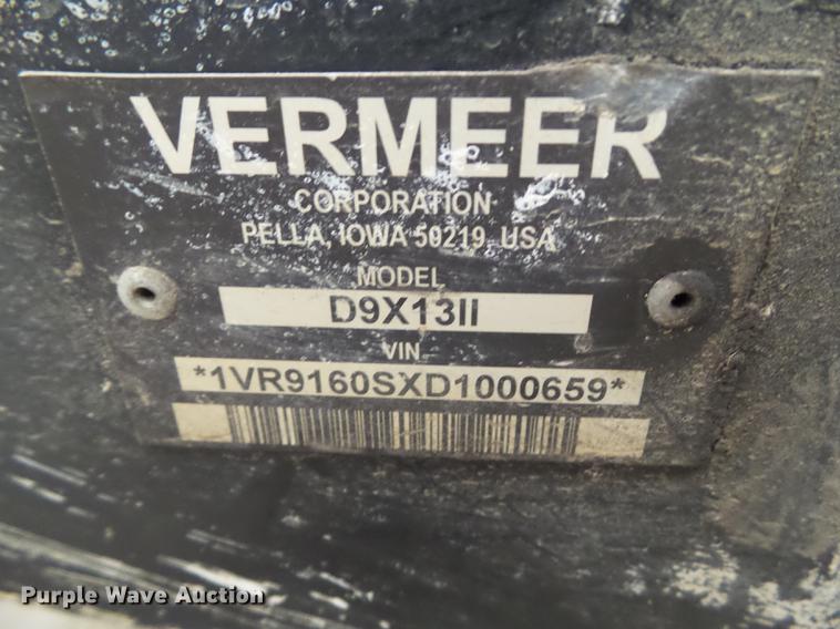 image for item DH9462 2014 Vermeer D9X13II directional drill