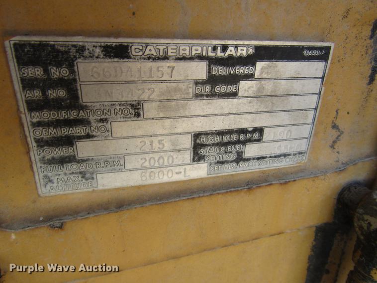 image for item DO9088 Caterpillar 3306 six cylinder turbo diesel engine