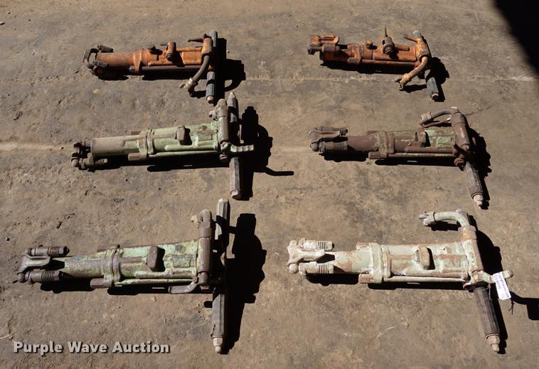 image for item DS9448 (6) pneumatic jack hammers