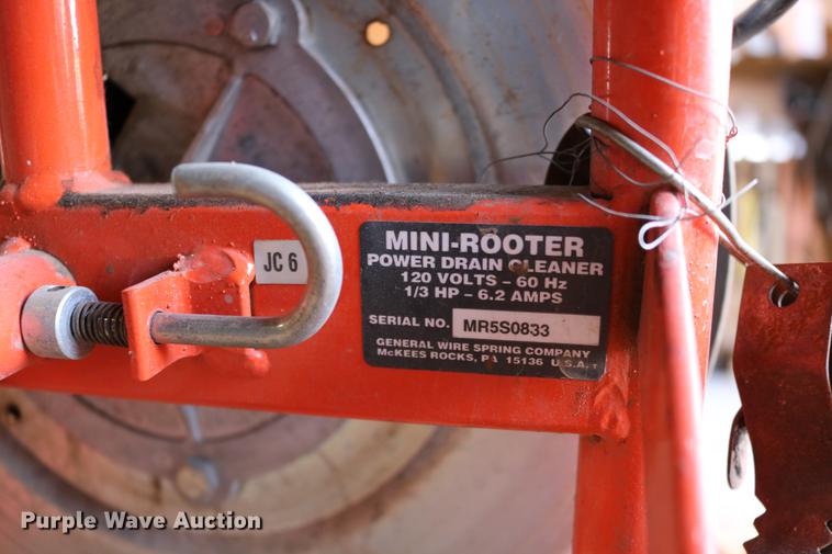 image for item EE9753 2003 General Mini-Rooter sewer snake