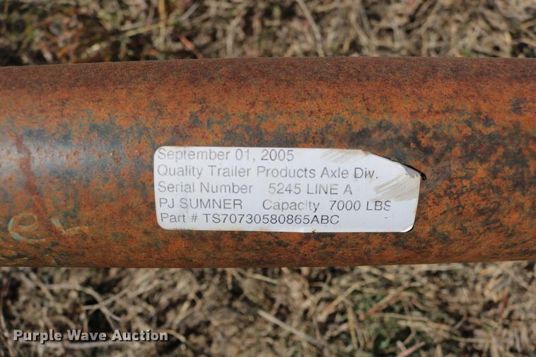 image for item EE9762 (2) axles