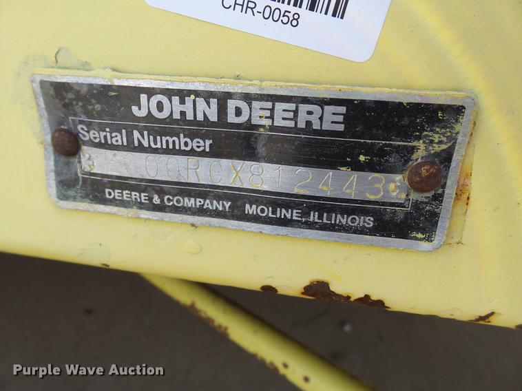 image for item BJ9937 John Deere forage head